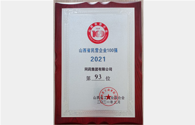 山西民營企業(yè)100強